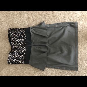 Theme Strapless Dress